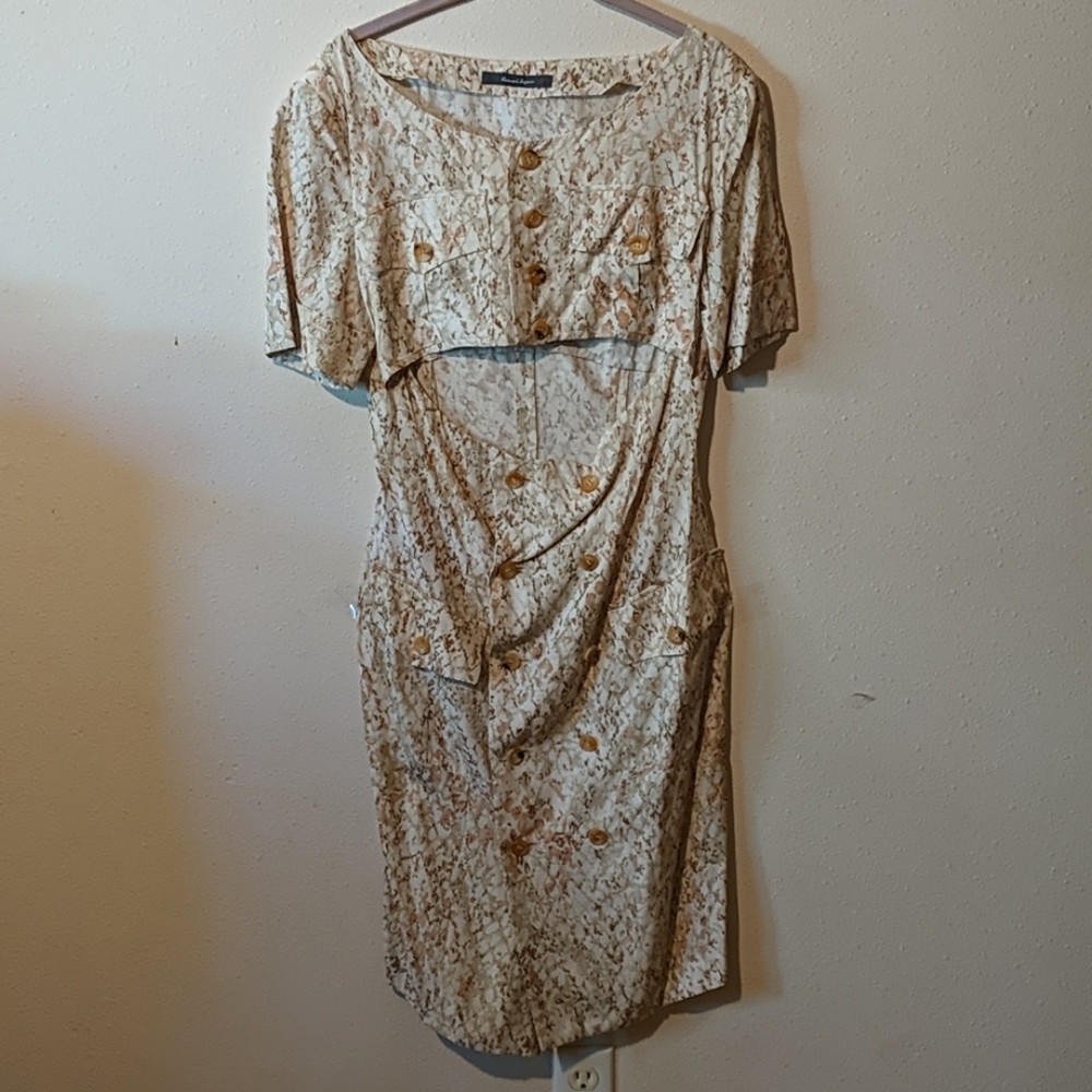 Kansai Japan CreamFlora Dress - Small - Excellent